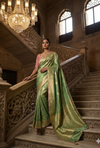 SAREE WITH HANDWORK BLOUSE