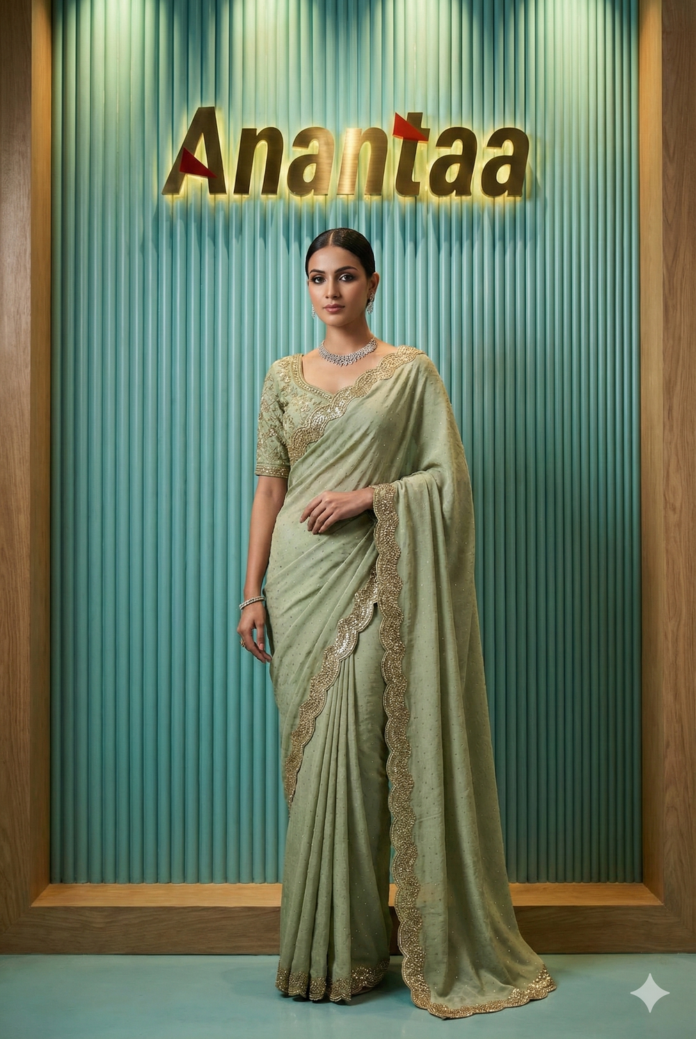 Party Wear Crep saree