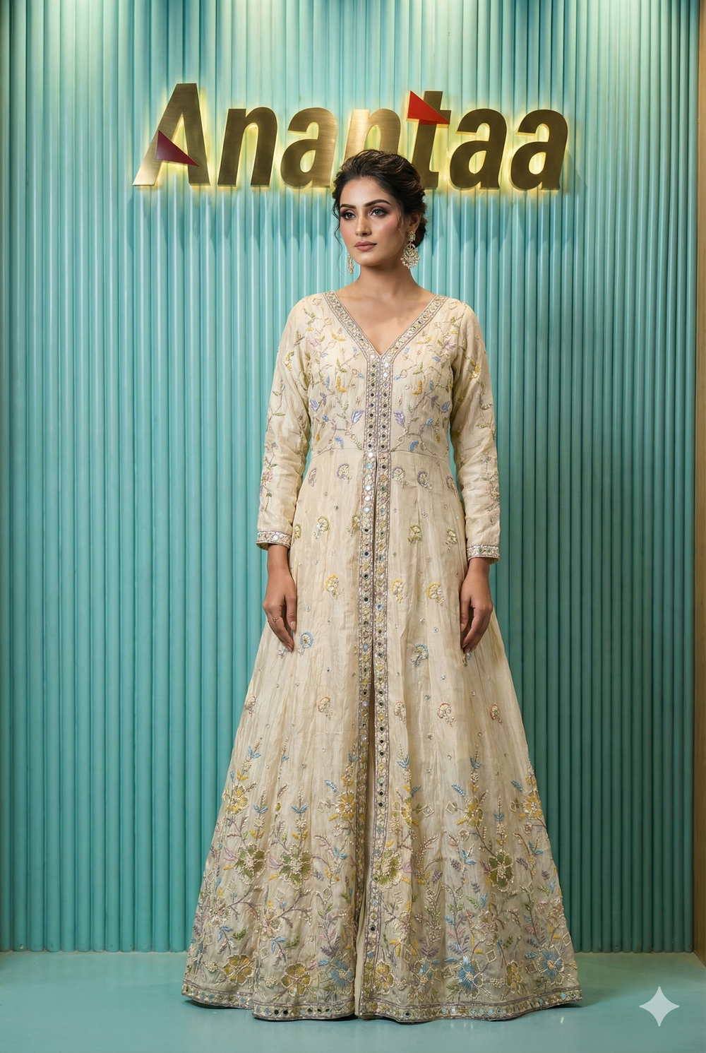 Indo-Western, center cut