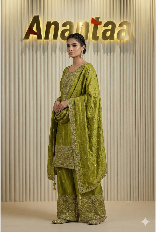 Short-Top palazo, indowestern