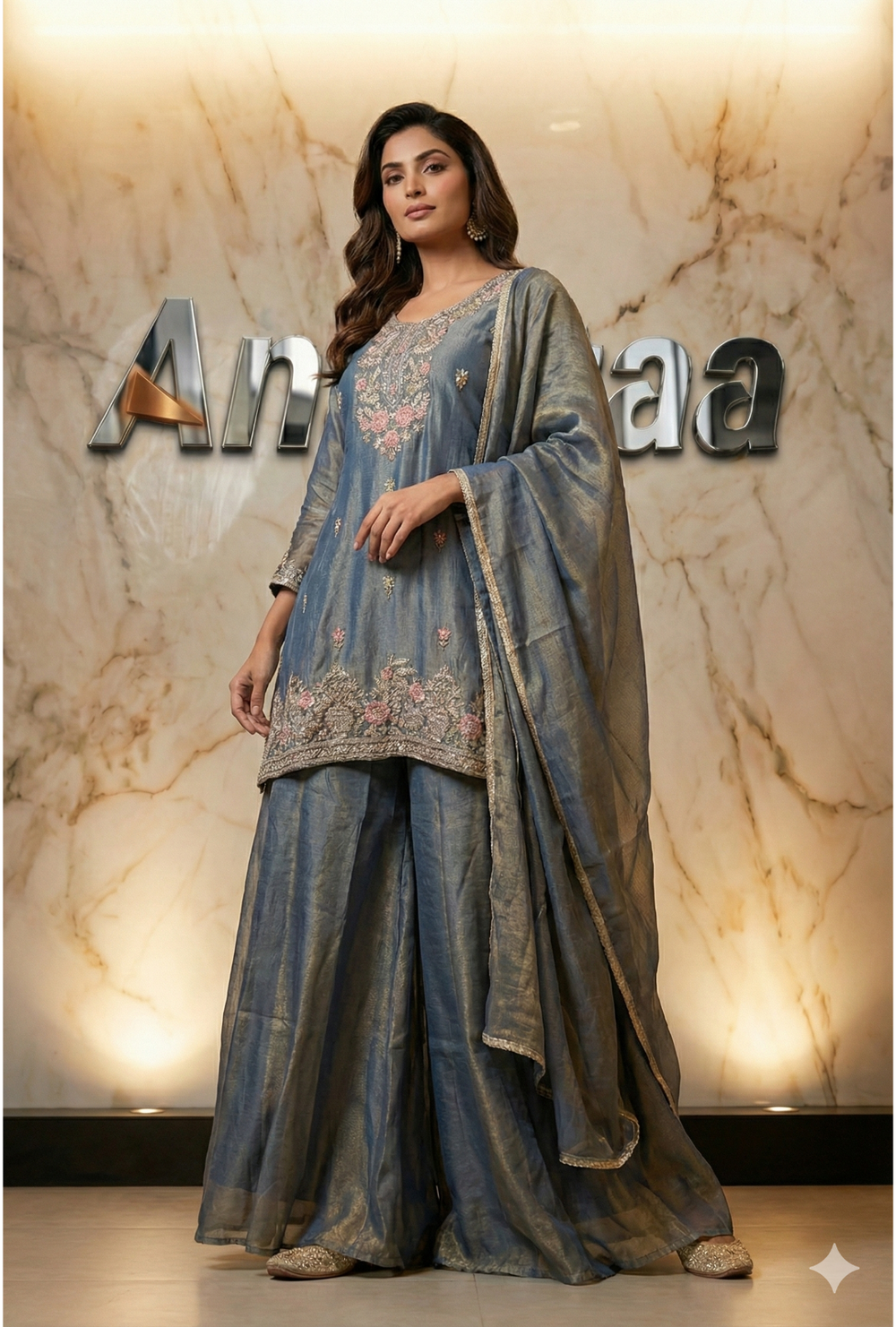 Short top palazo set