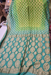 Banarasi  Kaddi Georgette jangalo bandhej Saree