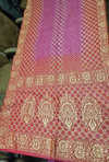 Banarasi Kaddi Georgette Bandhej Jangla Saree