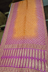 Banarasi Kaddi Georgette jangalo Bandhej Saree