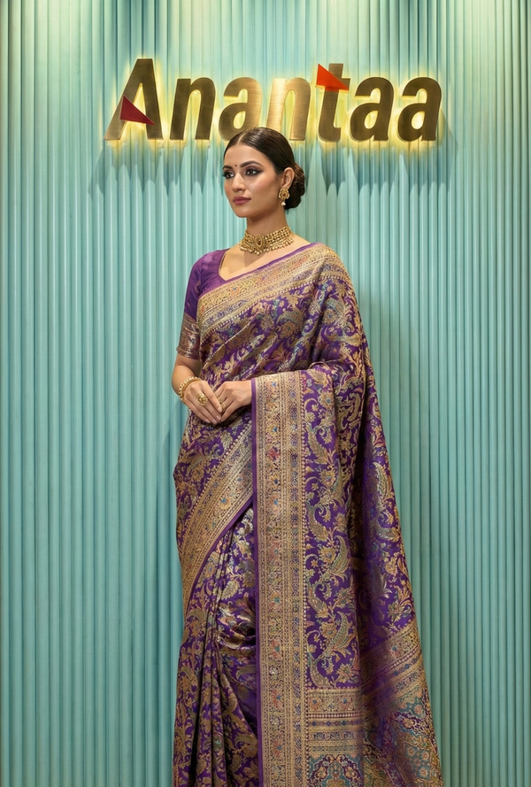 Satin Silk Position Print Saree