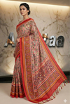 Kalamkari Print Saree